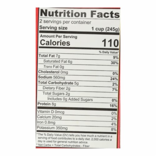 Kettle And Fire - Keto Soup Spicy Cauli/chkb - Case of 6 - 16.9 oz. Perspective: top
