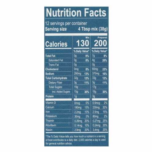 King Arthur Muffin Mix - Case of 6 - 16 oz. Perspective: top