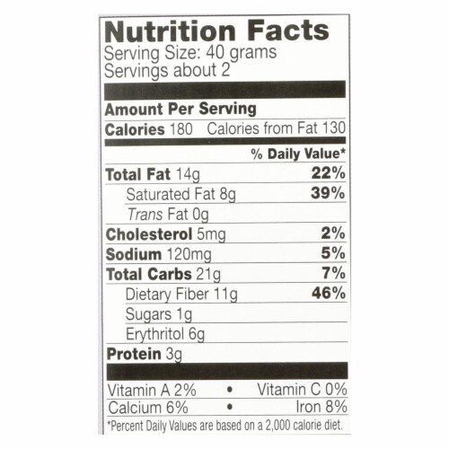 Lily`s - Chocolate Bar - Milk Chocolate - 40 Percent Cocoa - Salted Almond Perspective: top