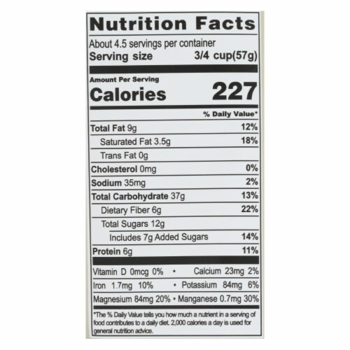 Living Intentions Cereal - Organic - Superfood - Cacao Crunch - 9 oz - case of 6 Perspective: top