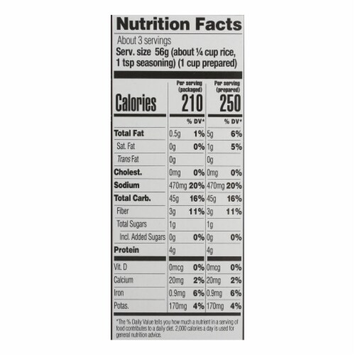 Lundberg Family Farms Organic Whole Grain Original Wild Rice - Case of 6 - 6 oz. Perspective: top