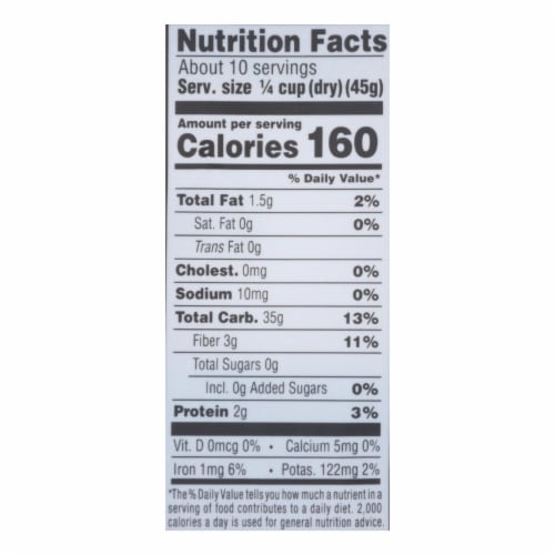 Lundberg Family Farms Sprouted Brown Basmati Rice - Case of 6 - 1 lb. Perspective: top