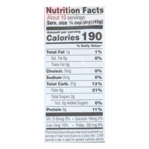 Lundberg Family Farms Organic Quinoa - Tri-Color - Case of 6 - 1 lb. Perspective: top