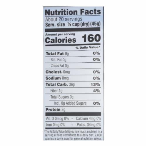 Lundberg Family Farms Organic Sushi White Rice - Case of 6 - 2 lb. Perspective: top