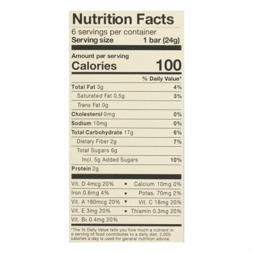 Made Good Granola Bar - Chocolate Banana - Case of 6 - 5 oz. Perspective: top