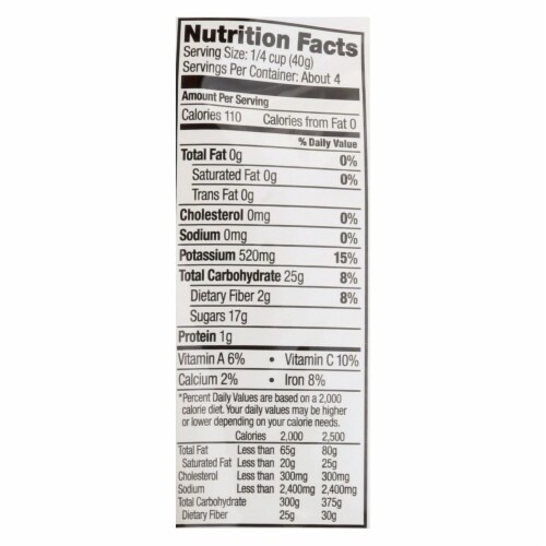 Made In Nature Apricots Organic Dried Fruit - Case of 6 - 6 oz. Perspective: top