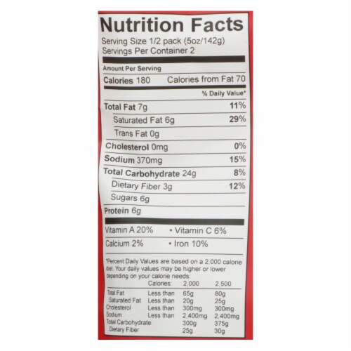 Maya Kaimal - Organic Everyday Dal - Red Lentil Butternut Squash Coconut - CS of 6 -10 oz. Perspective: top