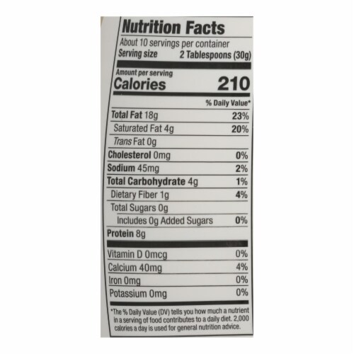 Mighty Sesame Company - Tahini Organic Fine Sesame - Case of 8 - 10.9 oz. Perspective: top
