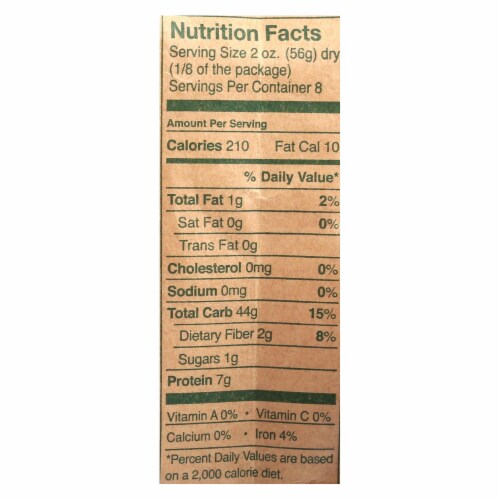 Montebello Organic Pasta - Tagliatelle - Case of 12 - 1 lb. Perspective: top