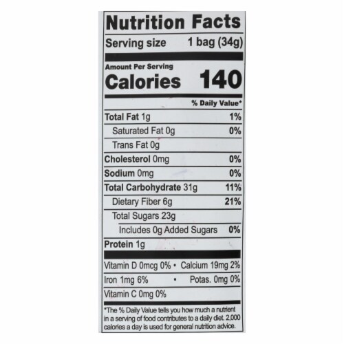 Natierra Fruit - Organic - Freeze Dried - Blueberries - 1.2 oz - case of 12 Perspective: top