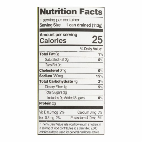 Native Forest Organic Sliced Portobello - Mushrooms - Case of 12 - 4 oz. Perspective: top