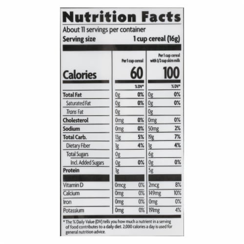Nature's Path Organic Rice Puffs Cereal - Case of 12 - 6 oz. Perspective: top