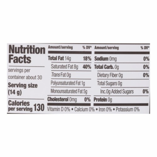 Nutiva Organic Superfood Shortening - Case of 6 - 15 oz. Perspective: top
