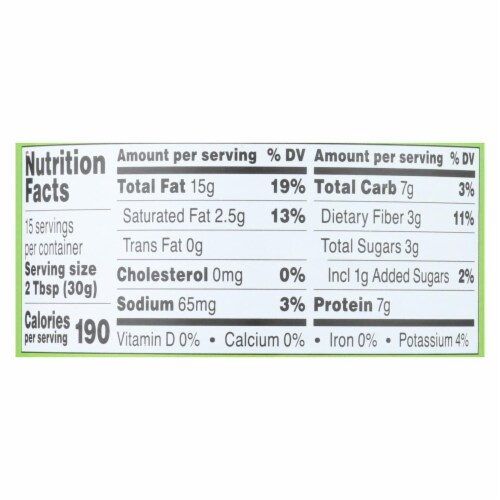 Once Again - Peanut Butter Crunch - Case of 6-16 oz. Perspective: top
