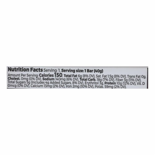 Orgain Organic Protein Bar - Peanut Butter Chocolate Chunk - Case of 12 - 1.41 oz. Perspective: top