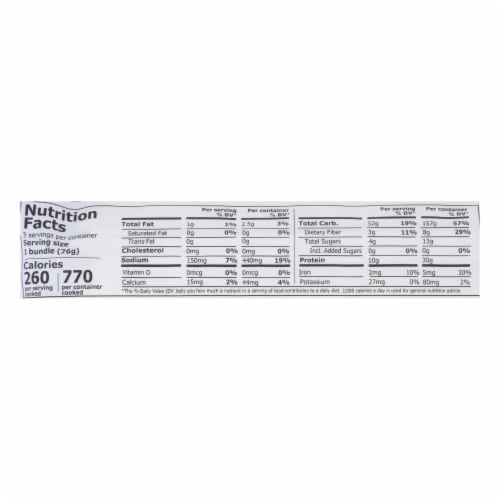 Organic Planet Traditional Whole Wheat Lomein Oriental Noodles - Case of 12 - 8 oz. Perspective: top