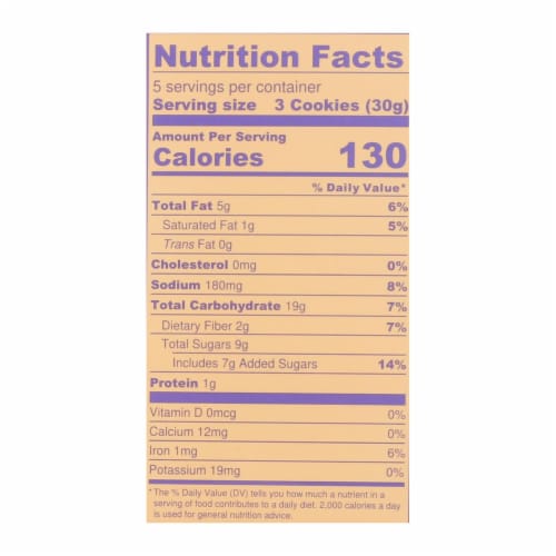 Partake Foods Sprouted Grain Chocolate Chip Mini Cookies - Case of 6 - 5.5 oz. Perspective: top