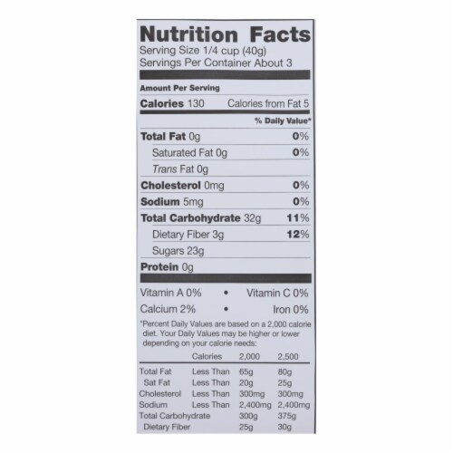 Patience Fruit and Co Whole Cranberries - Dried - Case of 8 - 4 oz. Perspective: top