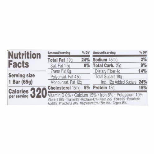 Perfect Bar Almond Butter Bar  - Case of 8 - 2.3 oz. Perspective: top