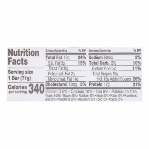 Perfect Bar Peanut Butter Bar - Case of 8 - 2.5 oz. Perspective: top