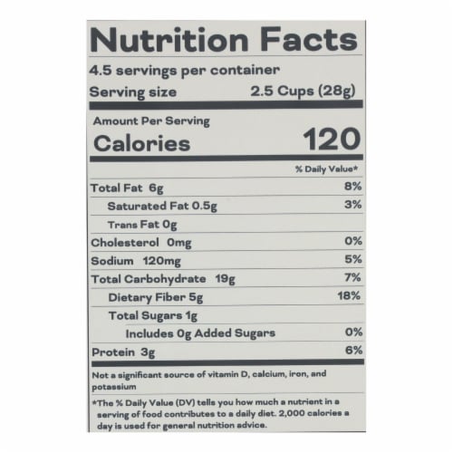 Pipcorn Sea Salt heirloom Popcorn Perspective: top