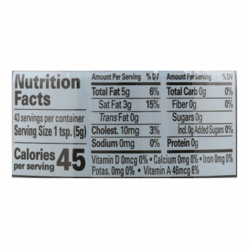 Purity Farms Ghee - Clarified Butter - Case of 12 - 7.5 oz. Perspective: top