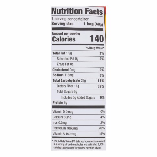 Rhythm Superfoods Llc Organic Carrot Sticks - Case of 12 - 1.4 oz. Perspective: top