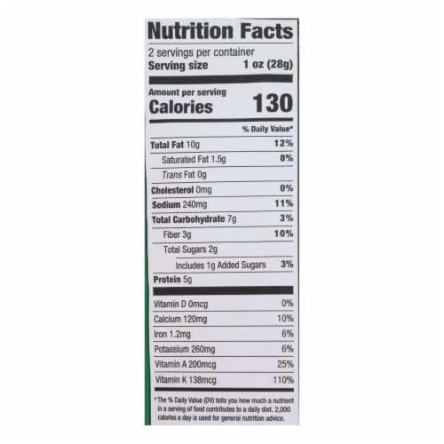 Rhythm Superfoods Original Organic Kale Chips Perspective: top