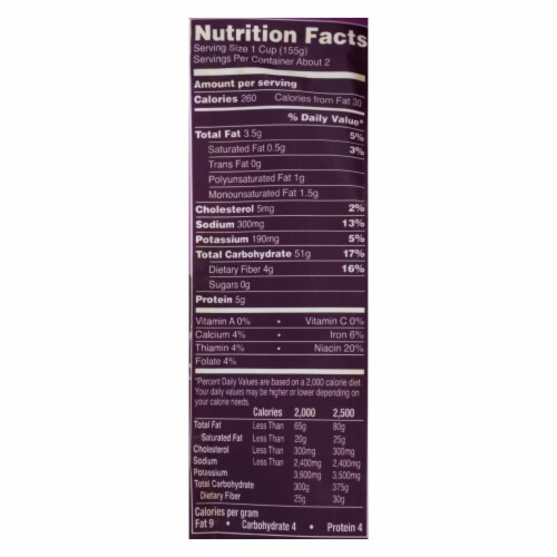 Seeds of Change Organic Brown and Red Rice with Chia and Kale - Case of 12 - 8.5 oz. Perspective: top