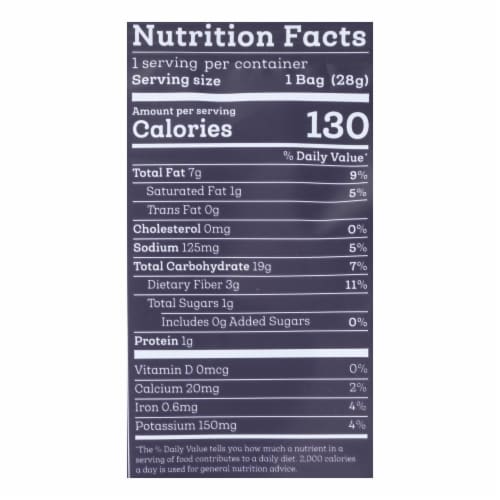 Siete - Tortilla Chips Nacho - Case of 24 - 1 oz. Perspective: top