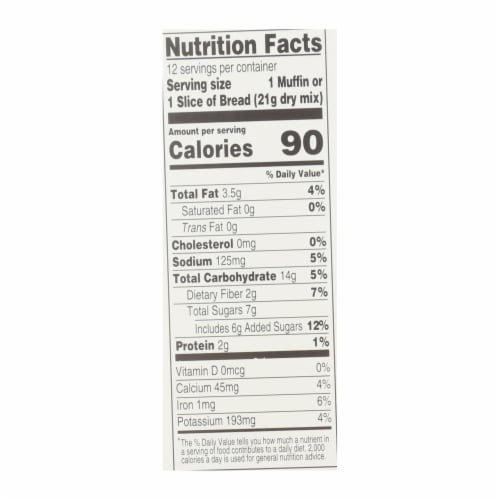 Simple Mills Almond Flour Pumpkin Muffin and Bread Mix - Case of 6 - 9 oz. Perspective: top