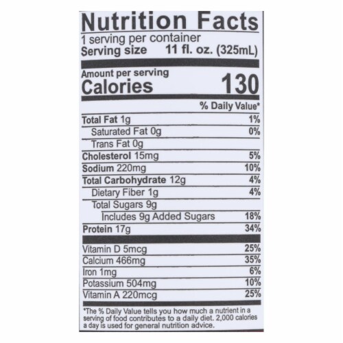 Slate Milk - Milk Aseptic Lf Chocolate - Case of 12 - 11 oz. Perspective: top