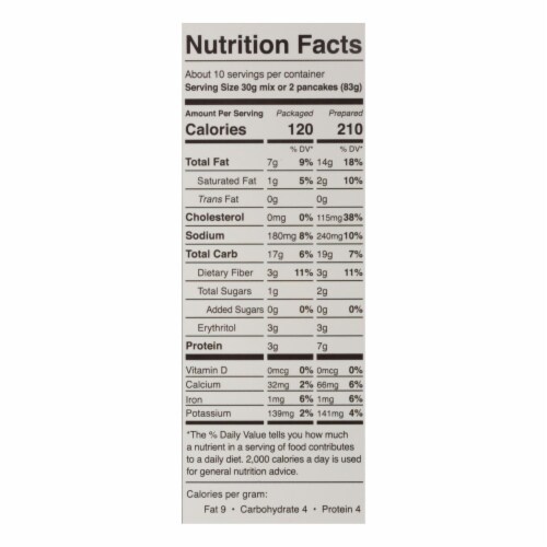 Swerve Sweets Pancake & Waffle Mix - Case of 6 - 10.6 oz. Perspective: top