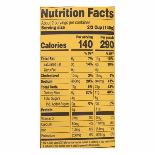 Tasty Bite Entree - Indian Cuisine - Madras Lentils - 10 oz - case of 6 Perspective: top