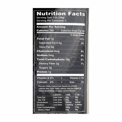 Terra Sweet Plantains Real Vegetable Chips Perspective: top