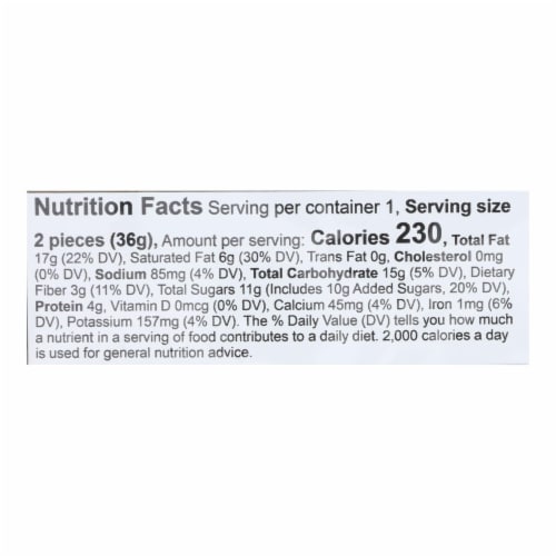 Theo Chocolate Salted Almond Butter Cups - Dark Chocolate - Case of 12 - 1.3 oz. Perspective: top