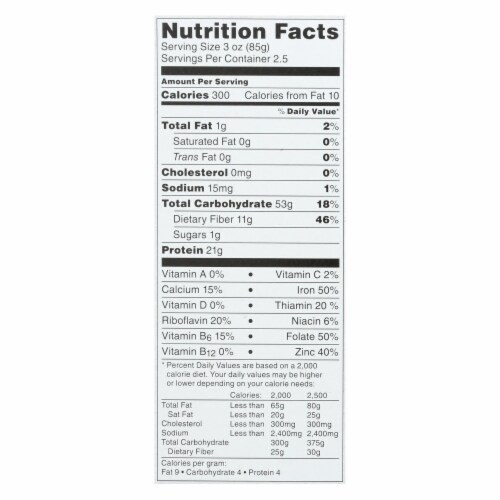 Tolerant - Pasta Green Lntl Rotini - Case of 6 - 8 oz. Perspective: top