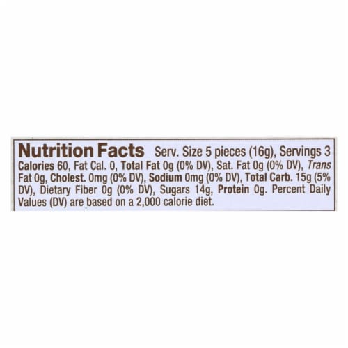 Torie and Howard Organic Hard Candy - Danjou Pear and Cinnamon - 2 oz - Case of 8 Perspective: top