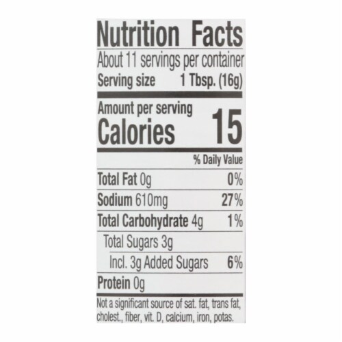 Ty Ling Oyster Sauce  - Case of 12 - 8 oz. Perspective: top