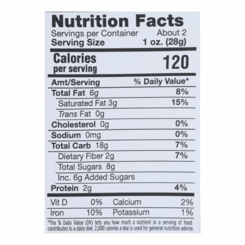 Undercover Quinoa - Crispy Quinoa Dk Ch Blbry - Case of 12 - 2 oz. Perspective: top