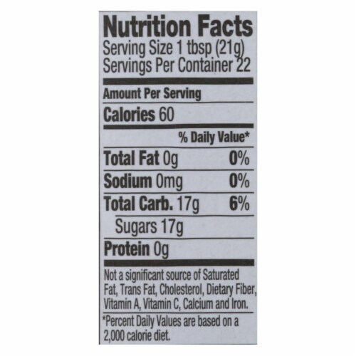 Wholesome Sweeteners Organic Raw - Unfiltered Honey - Case of 6 - 16 oz. Perspective: top