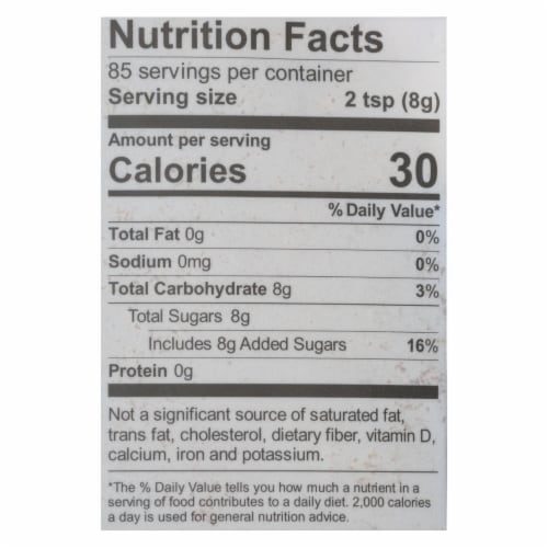 Wholesome Sweeteners Sugar - Organic - Dark Brown - 24 oz - case of 6 Perspective: top