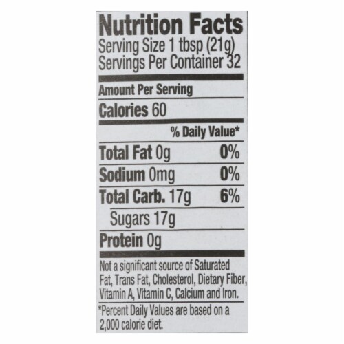 Wholesome! Organic Honey - Case of 6 - 24 oz. Perspective: top