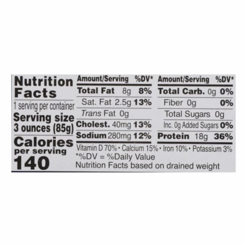 Wild Planet Wild Sardines In Spring Water - Case of 12 - 4.375 oz. Perspective: top