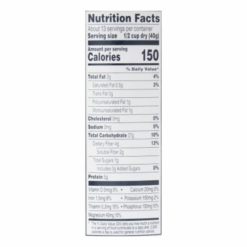 Quaker 100% Whole Grain Old Fashioned Oats  - Case of 12 - 18 oz. Perspective: top