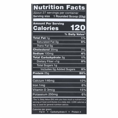 Ascent - Native Fuel Chocolate Whey Protein Powder Blend Chocolate - 1 Each - 2 LB Perspective: top
