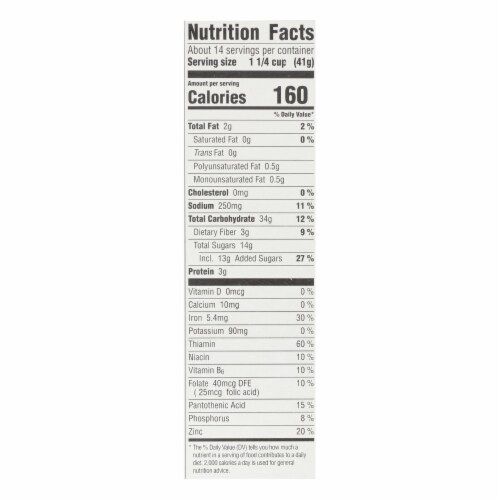Mom's Best Naturals Honey Nuttoasty O?S - Case of 10 - 20 oz. Perspective: top