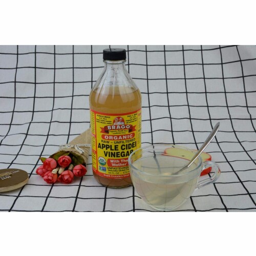 Bragg Apple Cider Vinegar Organic Raw Unfiltered 16 oz case of 12, 12 Pack/16 Ounce
