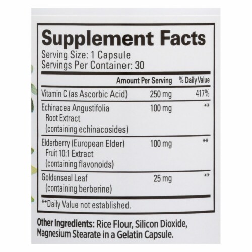 Quantum Health Immune Support System Strength - 30 Capsules Perspective: top