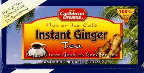 Caribbean Dreams® Instant Ginger Tea Perspective: top